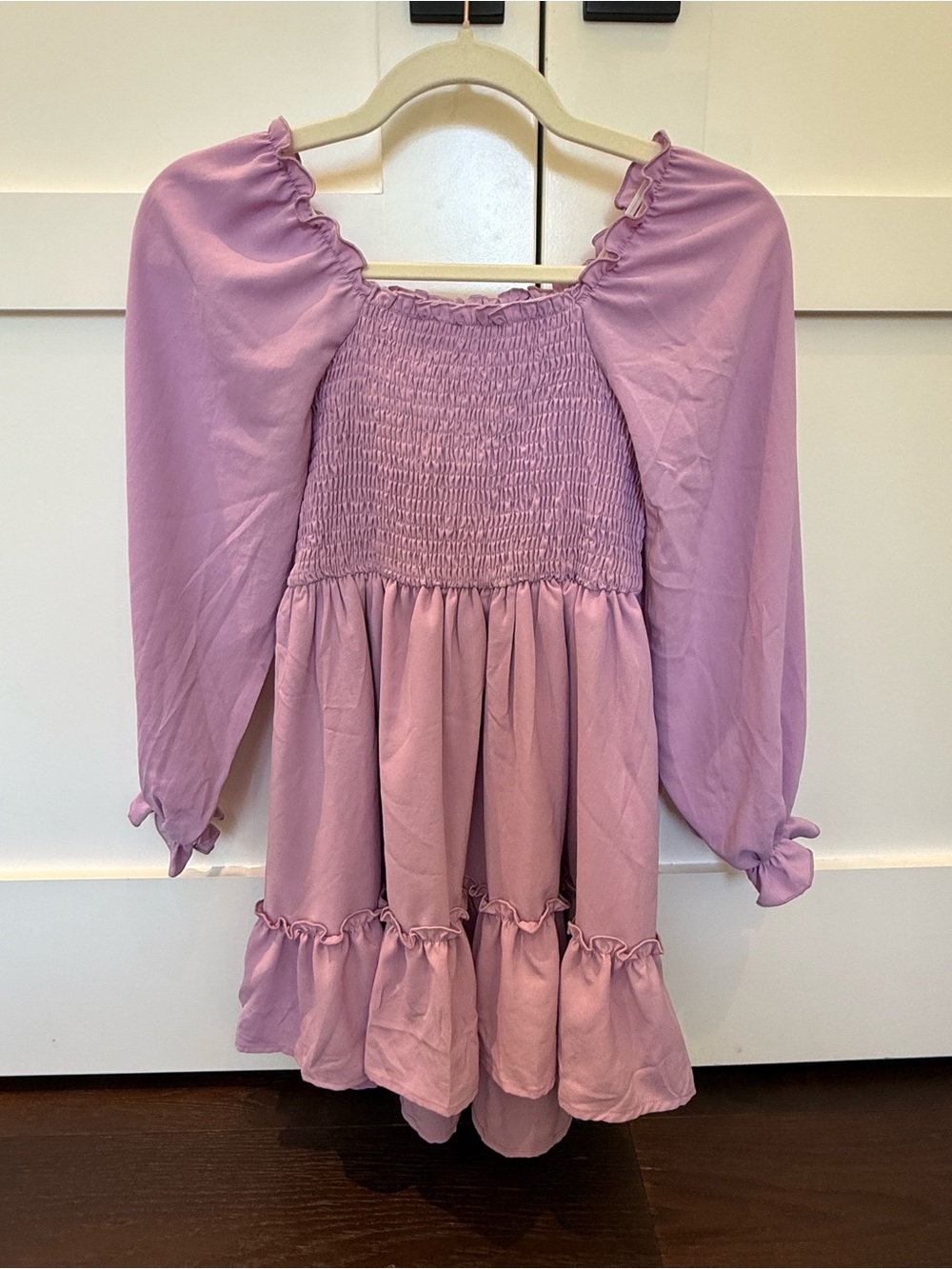 Girls Purple Mini Dress